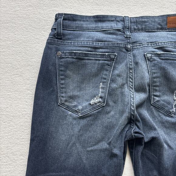 Judy Blue Jeans Women 7 / 28 Skinny Fit Denim Dark Wash Style JB8248SSDK - Picture 11 of 12